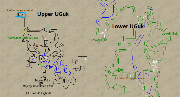 Upper GUk to Lower Guk